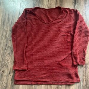 SHEIN waffle knit thermal.